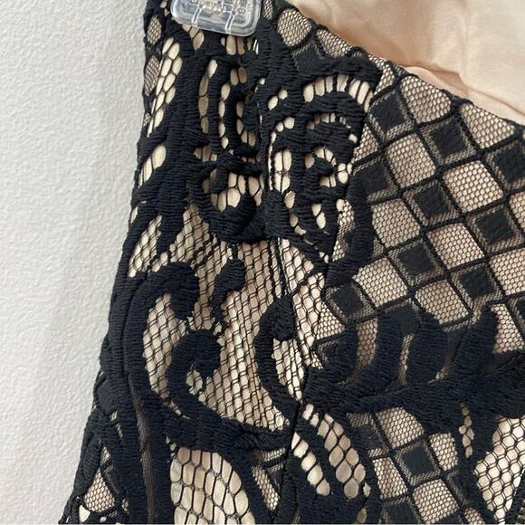 Jarlo Elsa Bandeau Lace Maxi Dress with Mesh Fishtail - Picture 8 of 11